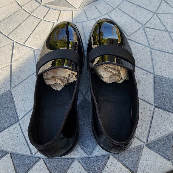 Allen Edmonds James Polished Patent Leather Tuxedo Dress Loafers 12 - Picture 7 of 13